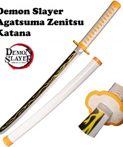 Demon Slayer Agatsuma Zenitsu Nichirin Katana Sword Real Size Replica 3d print
