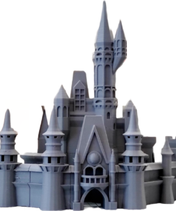 Cinderella Castle Medieval Castle Model Stl 3d print file