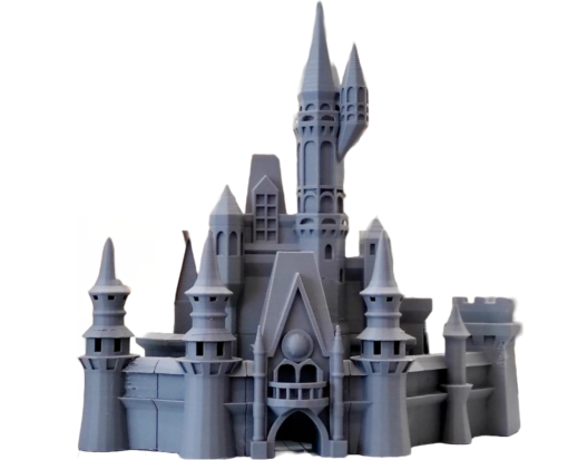 Cinderella Castle Medieval Castle Model Stl 3d print file