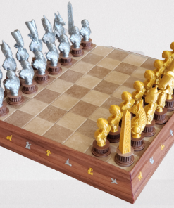 Undead Egyptian Pieces Chess set 3d print