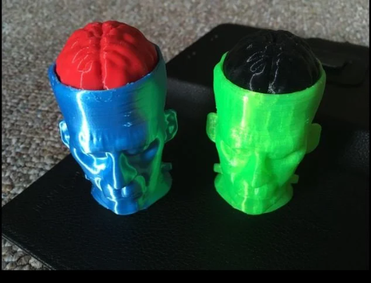 Frankenstein Monster with Removable Brain horror 3d print