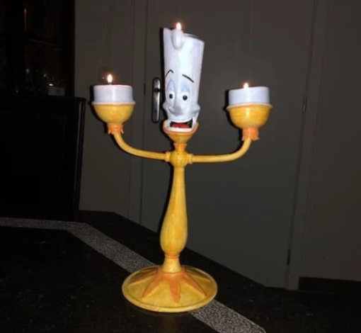 Lumiere Beauty and the Beast Candle Holder 3d print