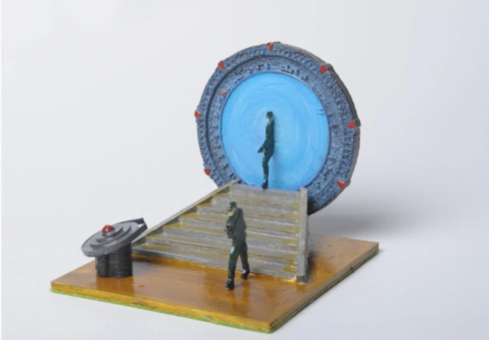Stargate Bookend Book Holder 3d print
