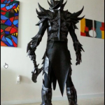 Wearable Skyrim Daedric Armor Cosplay Model Stl 3d print file