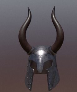 Skyrim Helm of Yngol Horned Medieval Helmet 3d print