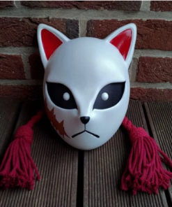 Demon Slayer Sabito Kitsune Fox Mask Replica Stl Cosplay Model 3d print