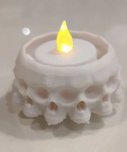 Skull Candle Holder Bowl home decor Plant Holder 3D Print