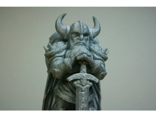 Viking Statue bust medieval warrior decoration home 3d print