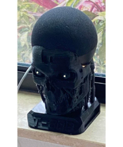 Amazon echo dot Holder Terminator head T800 echo dot stand 3d print