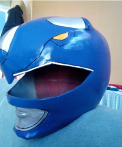 Blu Power Ranger Helmet cosplay costume 3d print