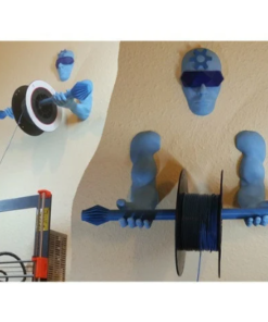 Wall Mounted Filament Spool Holder 3D Print