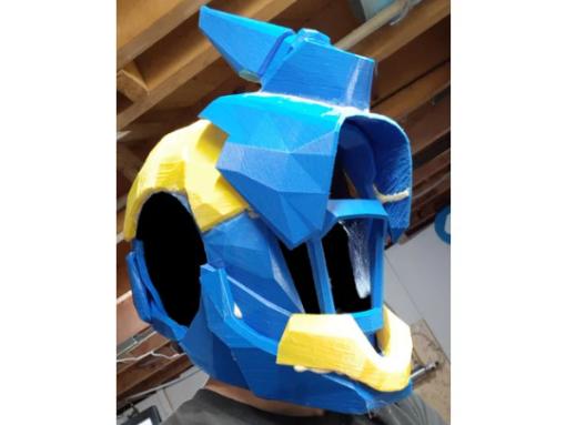 Destiny Warlock final fantasy helmet costume cosplay made for small printer 3d print file