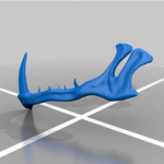 Hydralisk Skull Trophy wall decor starcraft 3d print