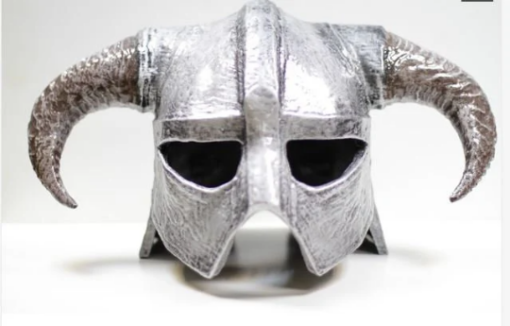 Skyrim Elder Scrolls Dovahkiin Helmet Cosplay Model Stl 3d print