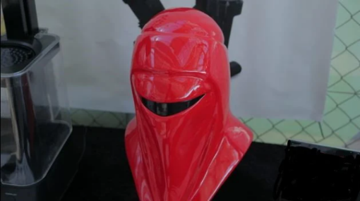 Full wearable star war Imperial guard helmet made for small printer 3d print file