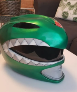 Green Power Ranger Helmet cosplay 3d print