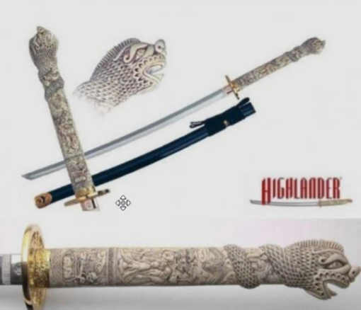 Katana hilt Katana Connor Meclaud Highlander immortal sword hilt 3d print