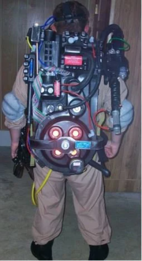 Complete Ghostbuster Proton Pack Particle Thrower Ghost Trap and ghostbuster cosplay slime PKE Metter 3d print