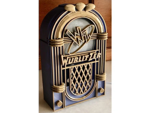 Vintage Jukebox cover for Google Home Mini & Amazon Echo Dot holder 3d print