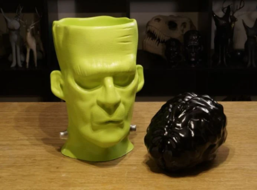 Frankenstein Monster with Removable Brain horror 3d print