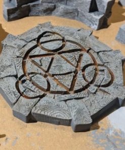 Warcraft Terrain Teleport Summoning Magic Circles table kitchen decor 3d print