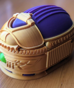 Puzzle Scarab Box Holder for Jewelry 3d print