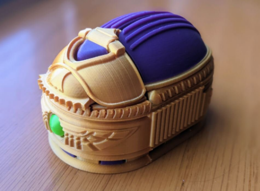 Puzzle Scarab Box Holder for Jewelry 3d print