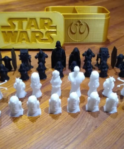 Star Wars Chess set jedi vs imperial chess set 3d print