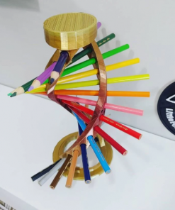 DNA Pencil Holder pen holder desk decor 3d print