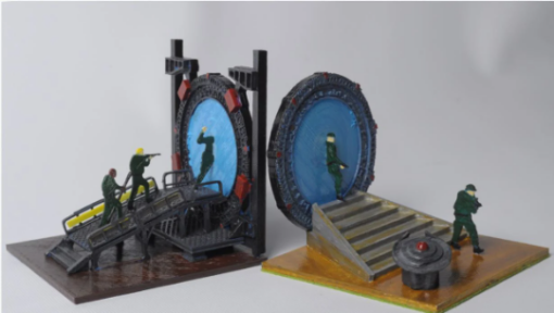 Stargate Bookend Book Holder book ends bookends 3d print file