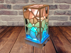 Table Mood Led Voronoi Lamp 3d print