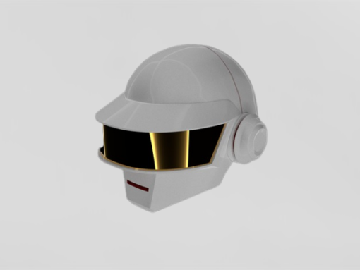 Thomas Bangalter Daft Punk Helmet Replica 3d print