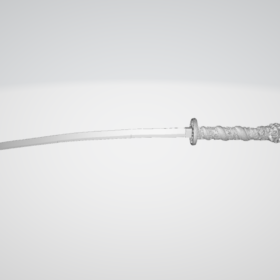 Duncan Macleod Highlander Functional Katana Sword Replica Model Stl 3d print file