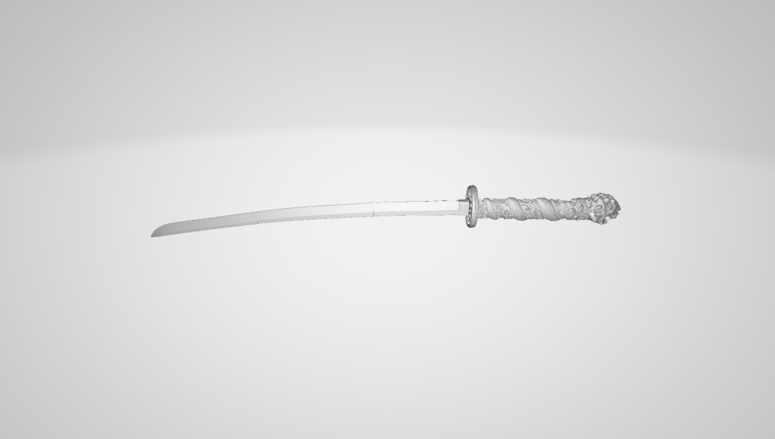 Duncan Macleod Highlander Functional Katana Sword Replica Model Stl 3d print file