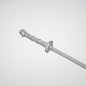 Duncan Macleod Highlander Functional Katana Sword Replica Model Stl 3d print file