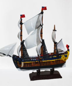 Galleon Pirate Ship Model Template 3d print
