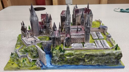 Harry Potter Hogwarts Castle Replica Model Stl 3d print file