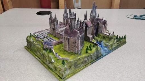 Harry Potter Hogwarts Castle Replica Model Stl 3d print file