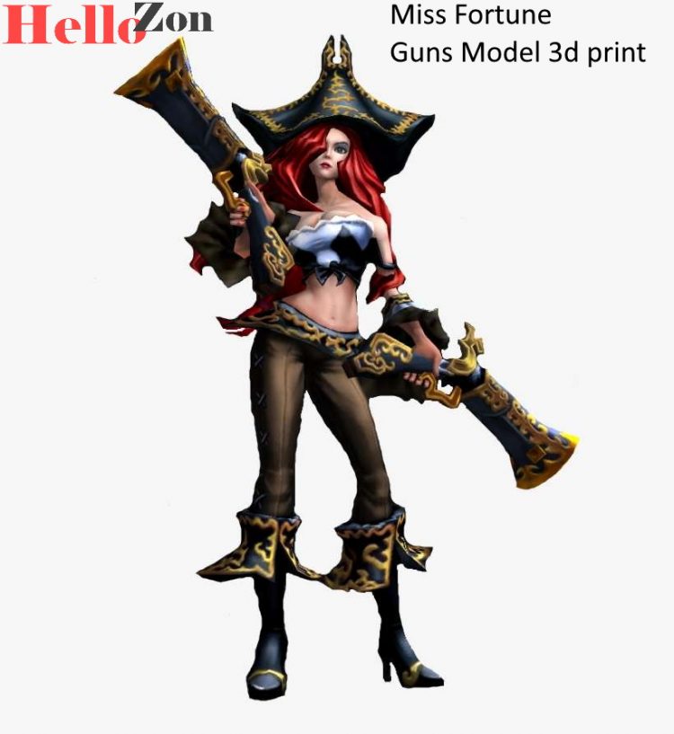 League of Legends Miss Fortune Gun Replica Model 3d print