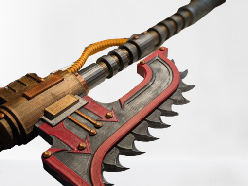 Warhammer 40k Chainsaxe Replica Stl for Cosplay 3d print