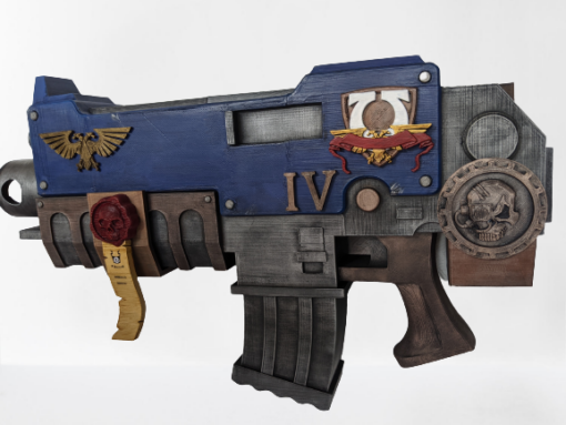 Warhammer 40k Bolt Pistol Replica Model Stl 3d print file