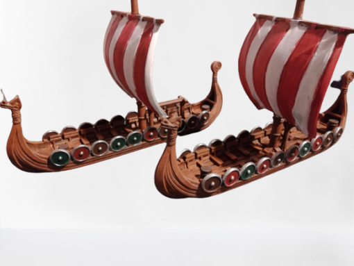 Viking Long Ship Model 3d print