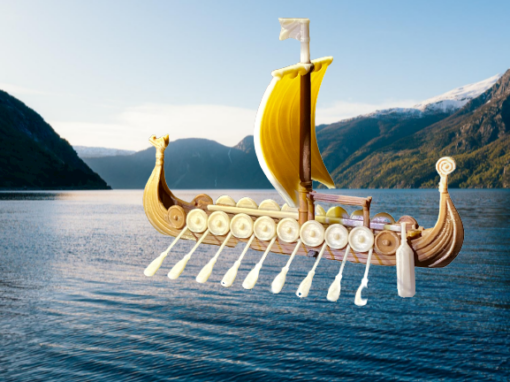 Viking Long Ship Model 3d print