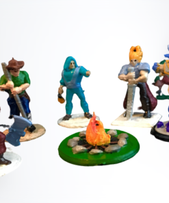 Best Fantasy Plastic Tabletop Miniatures D&D Models Bulk Collection 3d print