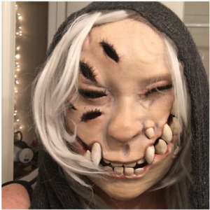 Witch a Heckin Spooky Horror Halloween Mask Model Stl 3d print file