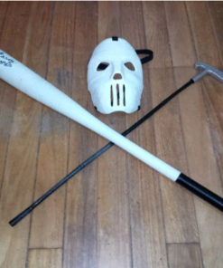TMNT Casey Jones Mask Plus Baseball Bat and Gold Club cosplay 3d print