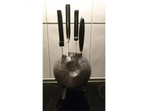 Star Wars Imperial Deathstar Knife Holder House Decor Model Stl 3d print file