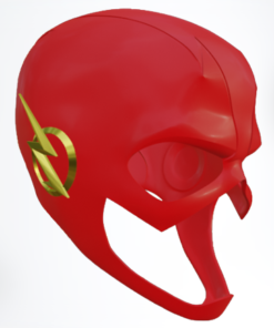 Flash Helmet with Wings Model Stl 3d print