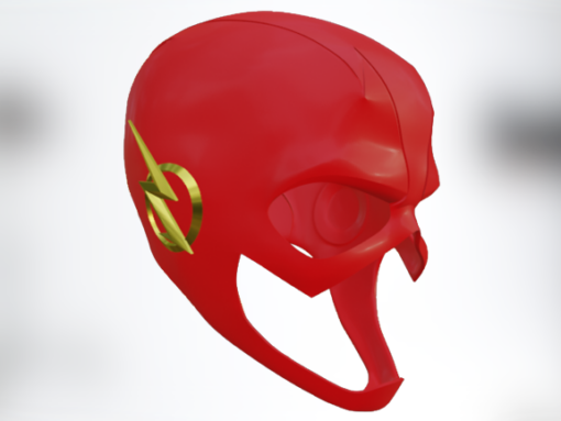 Flash Helmet with Wings Model Stl 3d print