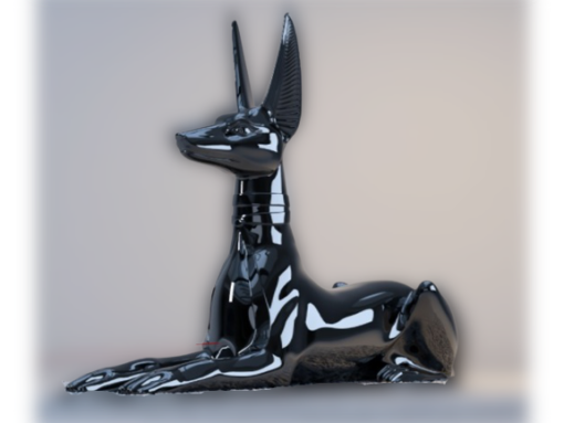 Modern Home Decor Statue Anubis Dog 3d print